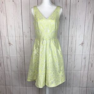 Yoana Baraschi Silver Lime Dress Size 10 NWOT